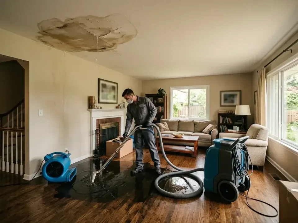 attic-pipe-burst-ceiling-drip-008 — frequently asked questions, Water Damage Restoration & Carpet Care in Crossville, AL